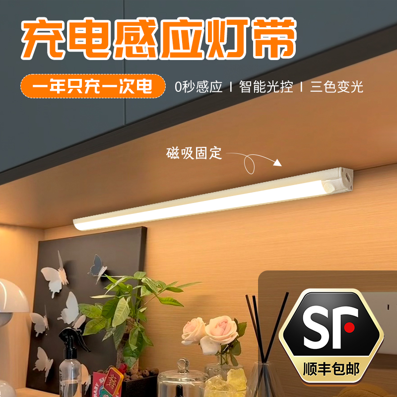 顺丰包邮+充电感应灯带玄关柜