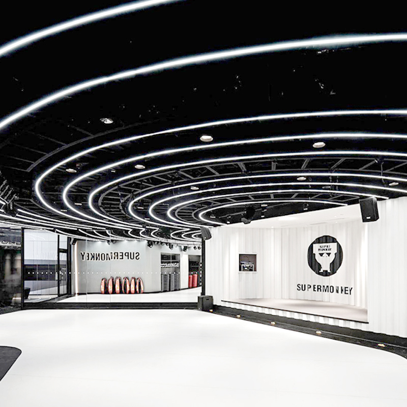 led 12V硅胶软灯带r方形灯槽可弯曲柔性防水嵌入式套管线型线条灯