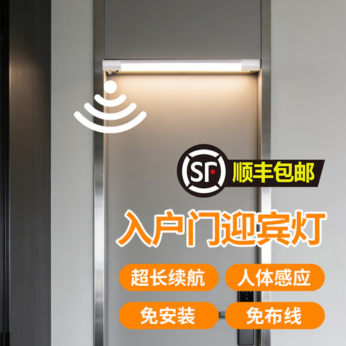 顺丰包邮入户门迎宾灯充电免布线