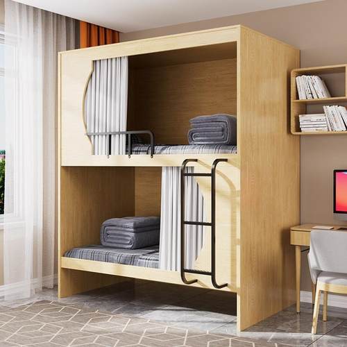 学生宿舍公寓床电竞房太空舱酒店双层床全包高低床员工宿舍上下床