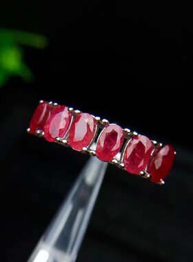 银女款群镶戒指空托S92543石代