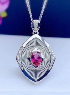 女纯银吊坠空托流行复古风