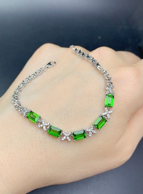 女纯银手链空托配件奢华生日礼物