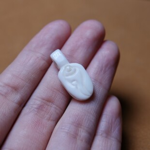 雪域白法螺卡子念珠侧挂藏式文玩纯手工DIY佛珠计数手串随身
