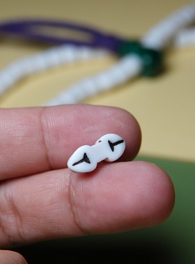 15.6mm大磨损海螺金刚杵背云束绳侧挂吊坠文玩佛珠手串一物一图