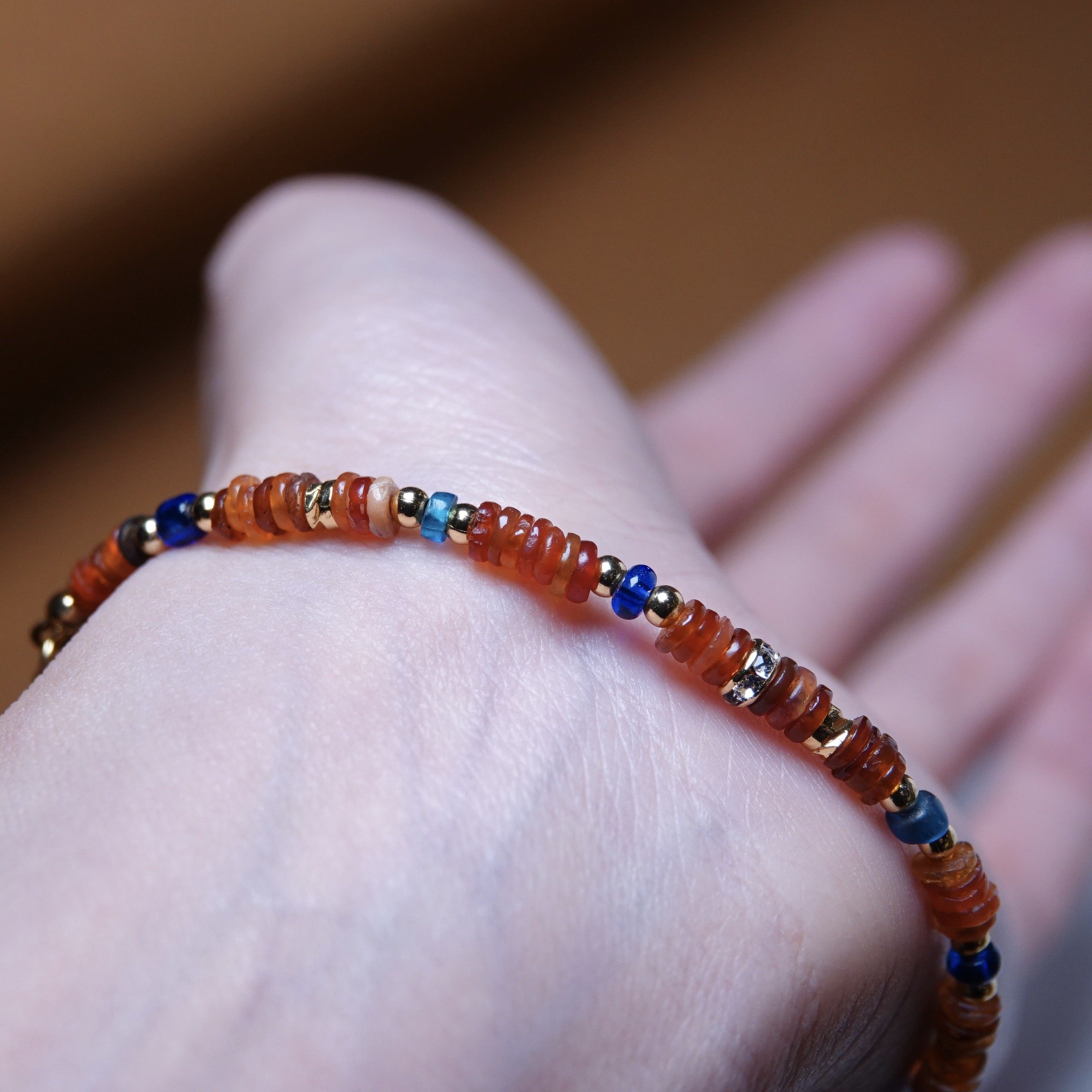 千年直切老玉髓玛瑙琉璃多宝手链全品文玩DIY随身配饰一图一物