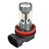 透镜9005聚光360度发光200W白光H4汽车LED H7黄金光H11通用12V24V