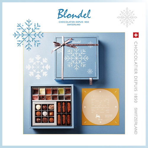 Blondel雪绒花巧克力礼盒(L)