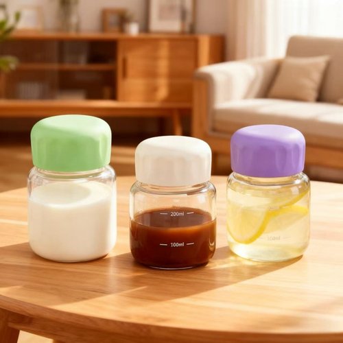 简约风牛奶杯透明手工耐高温