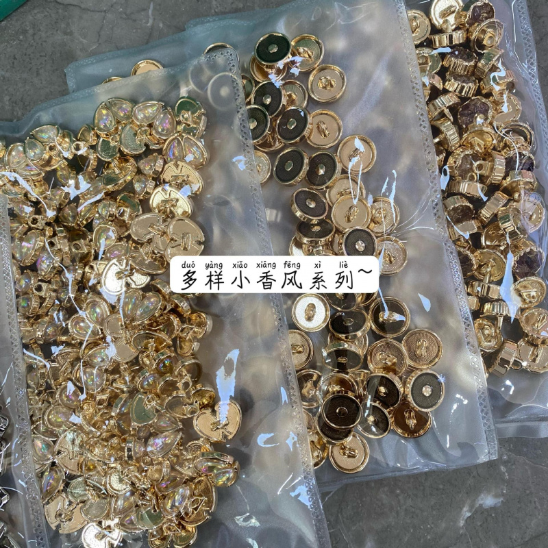 【艺森】八彩珍珠爱心纽扣旗袍小