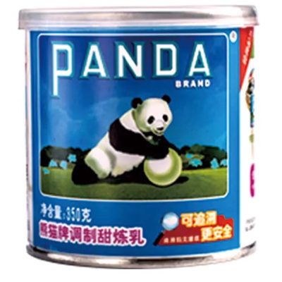 熊猫炼乳罐装支装小包装