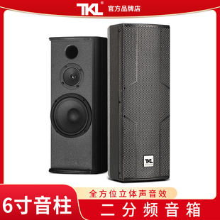 TKL 专业6寸无源全频音箱会议室音柱音响高音质K歌大小型会议 H06