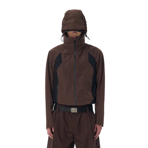 BEVAN UP|日晒棕 防泼水 可拆卸帽 立领冲锋防晒夹克