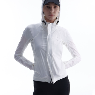 BEVANUP|UPF100+ 网眼拼接立领藏帽轻薄弹力合身防晒衣