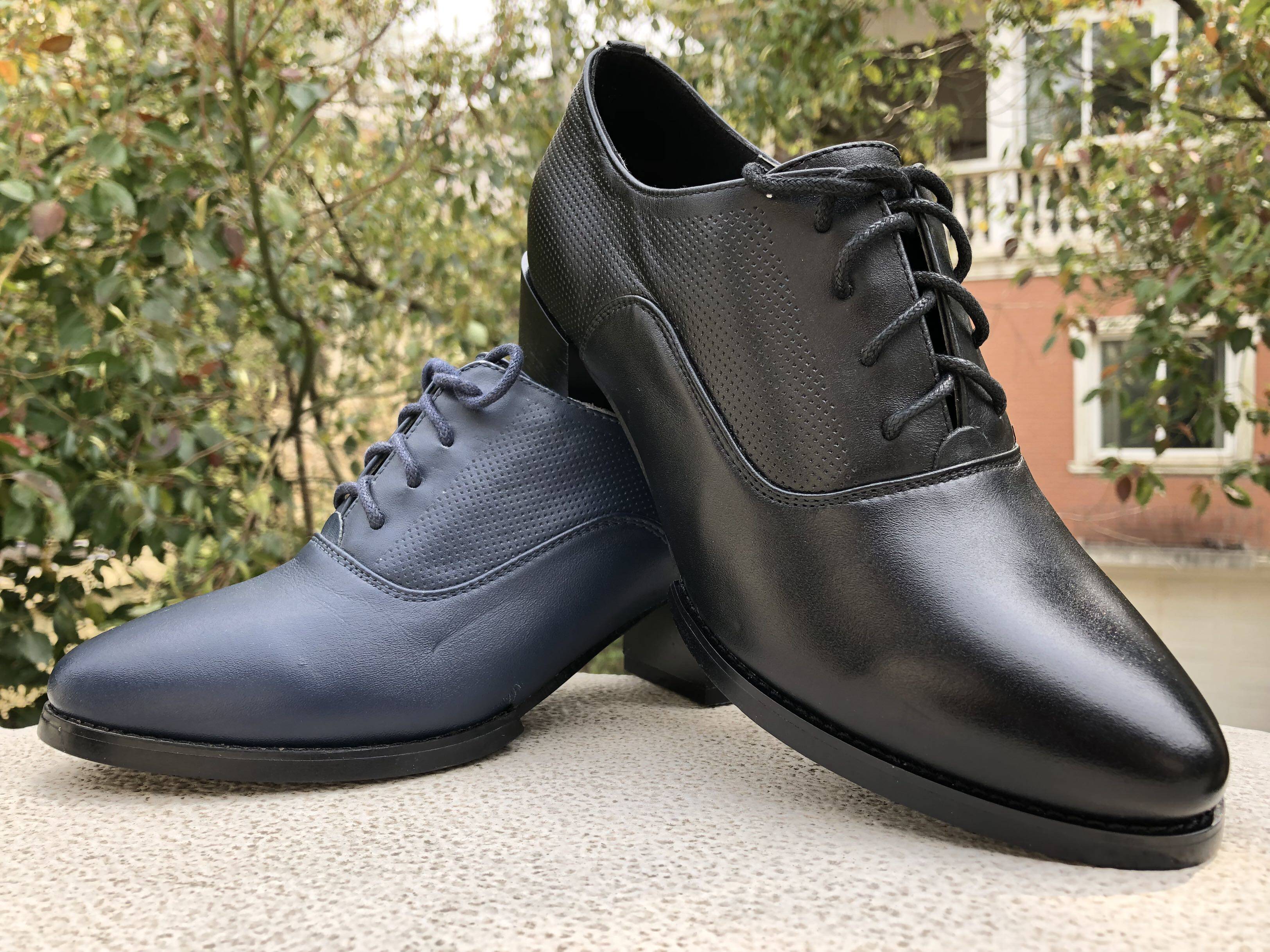 好人缘春秋真皮女鞋中跟皮鞋工作单鞋英伦系带低帮鞋