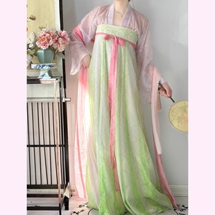 墨山令原创汉服女【碧瑶】新款复原唐制齐胸破裙日常仙气春夏款