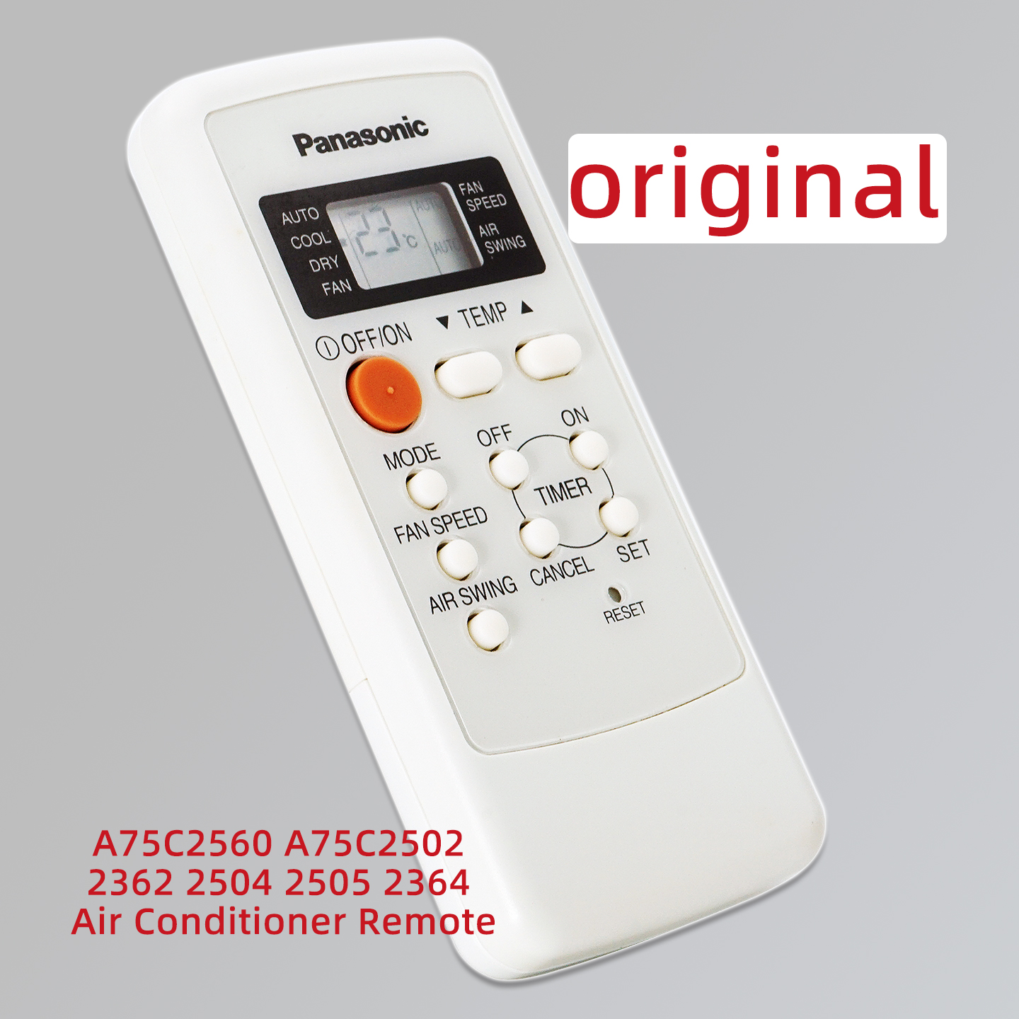 全新适用于松下乐声A75C2560 A75C2502 2362 2504 2561空调遥控器