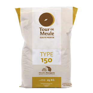 面粉 法国伯爵 Bourgeois T150全麦粉 面包粉粗粒硬欧欧包粉 分装
