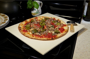 FDA认证 烤箱石板 可定制 Pizza Stone 烘焙原披萨法棍烤盘转移板