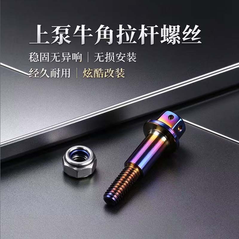 适用九号机械师二代mmax2 110P改装不锈钢刹车牛角碟刹固定螺丝