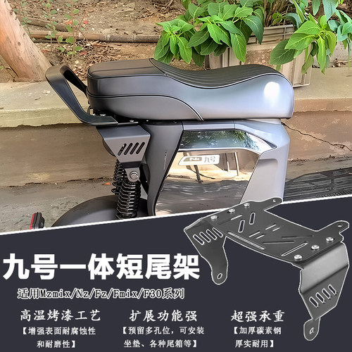 适用于九号一体坐垫短尾架Mzmix/Nz/Fz/Fmix/F30改装扶手配件