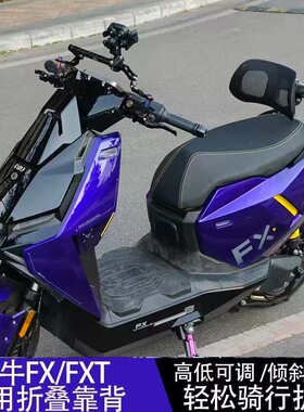 通用小牛电动车NT/NPplay NXplay N1S UB F400T后座伸缩折叠靠背