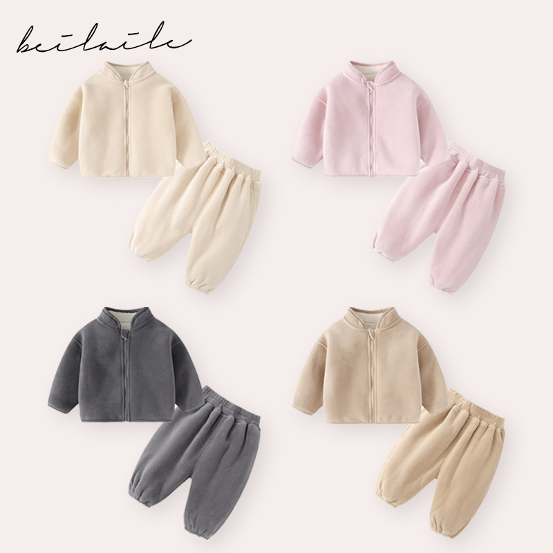 【大暖炉】【柏莉绒】婴儿童上衣服男童宝宝开衫外套装春装秋季,童装/婴儿装/亲子装,套装,淘宝优惠券,粉丝福利购,淘宝优惠卷