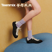 天美意复古薄底芭蕾阿甘德训鞋 KG164AM6 2026春新款 运动鞋 女休闲鞋