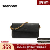 新款 天美意简约时尚 链条包包女小方包单肩斜挎包2026春季 X3258AX6