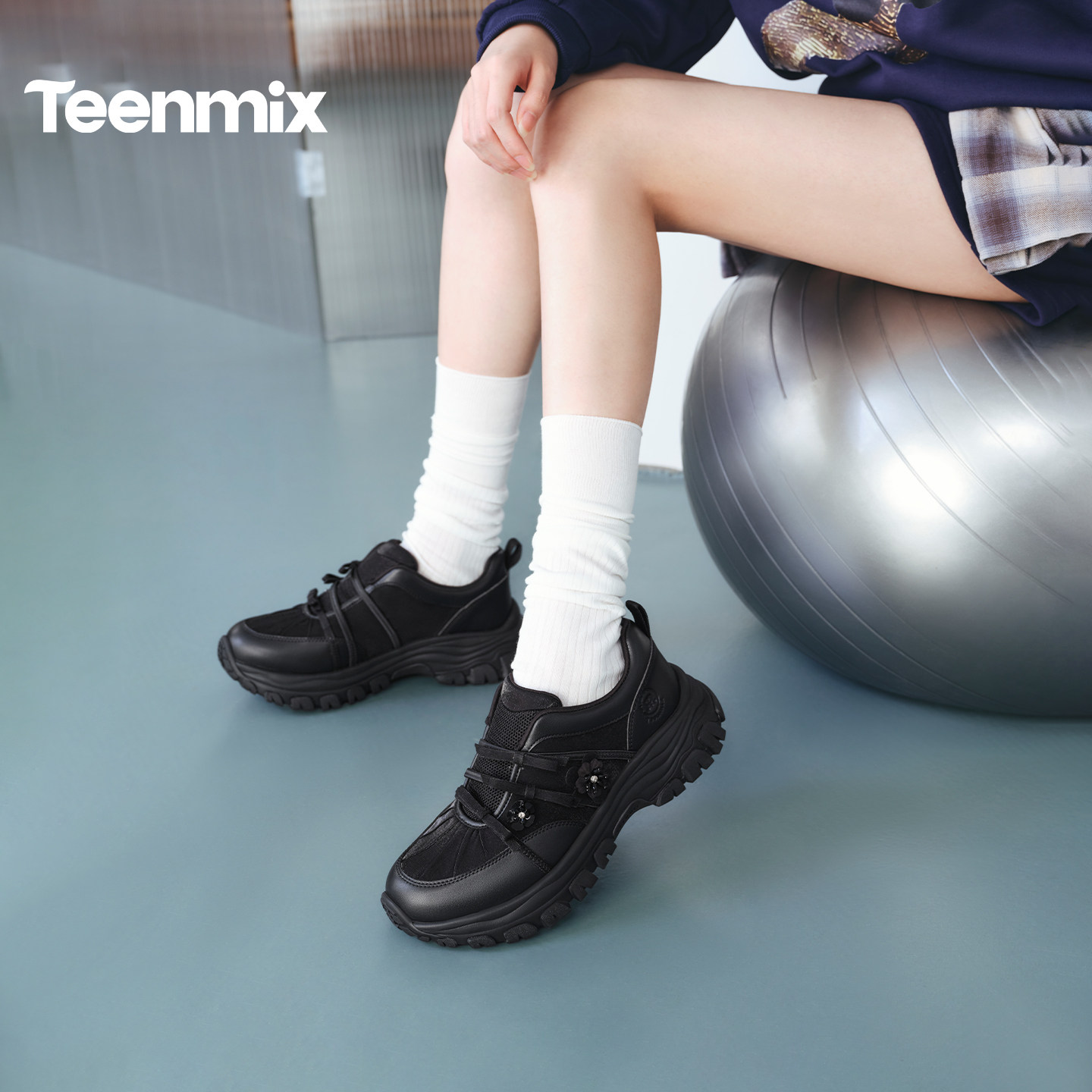 天美意蝴蝶结绑带厚底老爹鞋运动鞋女休闲鞋2026春季新款CF820AM6,女鞋,老爹鞋,淘宝优惠券,粉丝福利购,淘宝优惠卷