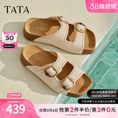 一脚蹬勃肯鞋 新款 百搭凉鞋 时尚 CMJ01BT6 TATA他她女鞋 拖鞋 2026夏季