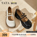 糖豆鞋 浅口单鞋 TATA他她女鞋 2025秋款 CJ201CQ5 玛丽珍鞋 厚底休闲鞋