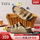 TATA他她厚底勃肯鞋 7G502BT5 2025新款 女松糕底拖鞋 女外穿沙滩凉鞋