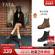 TATA他她靴子2025冬季 7C844DD5 女鞋 时装 靴切尔西靴通勤显瘦新款