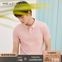 MECITY nam 2019 hè mới thời trang cotton dệt kim ngắn tay nam xu hướng áo polo nam giản dị - Áo phông ngắn áo phông nam hàng hiệu