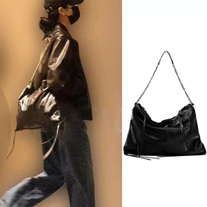 中村一叶同款包链条单肩托特包女春季新品时尚摇滚风休闲大容量包