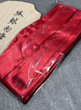 多种颜色有孔超宽缎面礼服可调节腰封搭配洛丽塔连衣裙柔软质感女