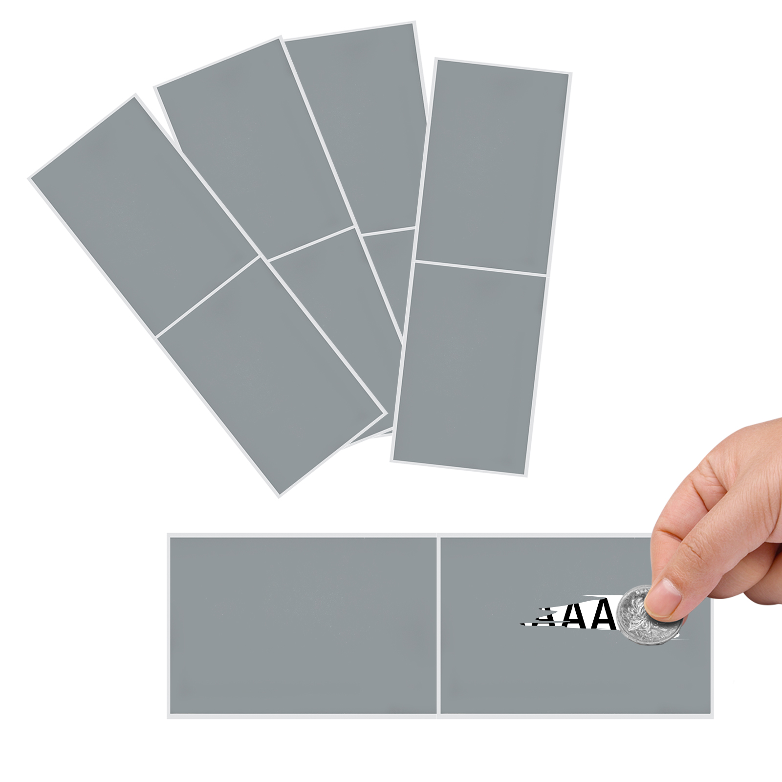 刮奖卡刮刮膜 刮刮卡涂层 DIY创意礼品卡片涂层70/80/72/100/60mm