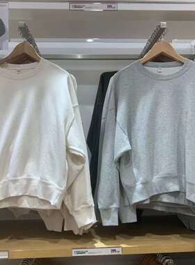 特价女装圆领长袖运动卫衣套头衫外套宽松秋季新款470130 467801