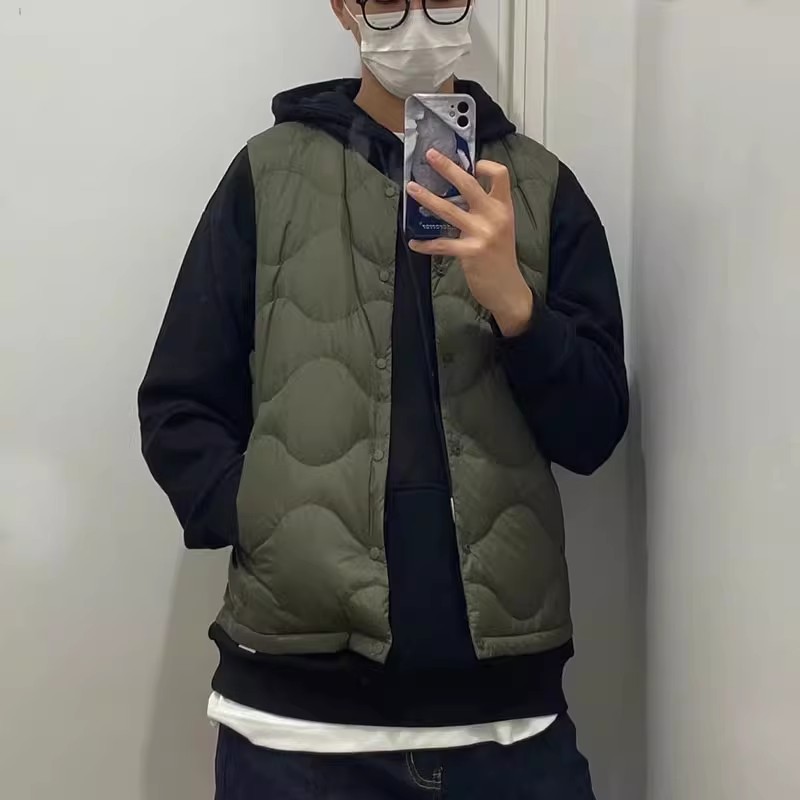 秋冬男装女装高级轻型羽绒马甲