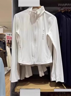 480809/479690 秋季女装高弹力茄克修身外套运动瑜伽紧身喇叭裤