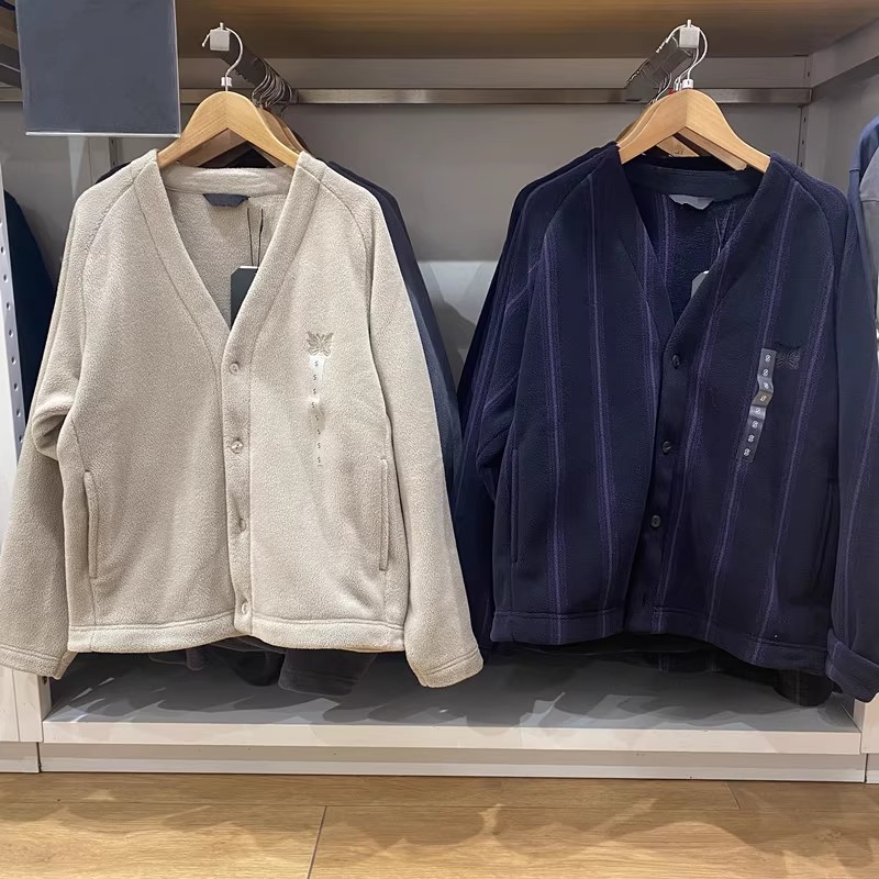 秋冬男装女装摇粒绒开衫外套