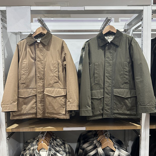 481347 秋冬新款男装空气棉服休闲茄克外套夹克放风保暖棉衣