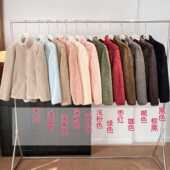 470137 秋冬女装 长绒摇粒绒拉链茄克 479611 长袖 外套夹克毛毛衣