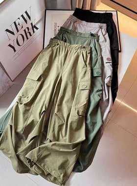 WP85724 焦家户外冲锋裤速干防泼水工装裤多功能百搭伞兵裤登山裤