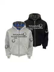 Dehz25Fwv.03'Cleanfit Short Wide 450g Heavyweight Direct Spray Cardigan Autumn and Winter Jacket Unisex