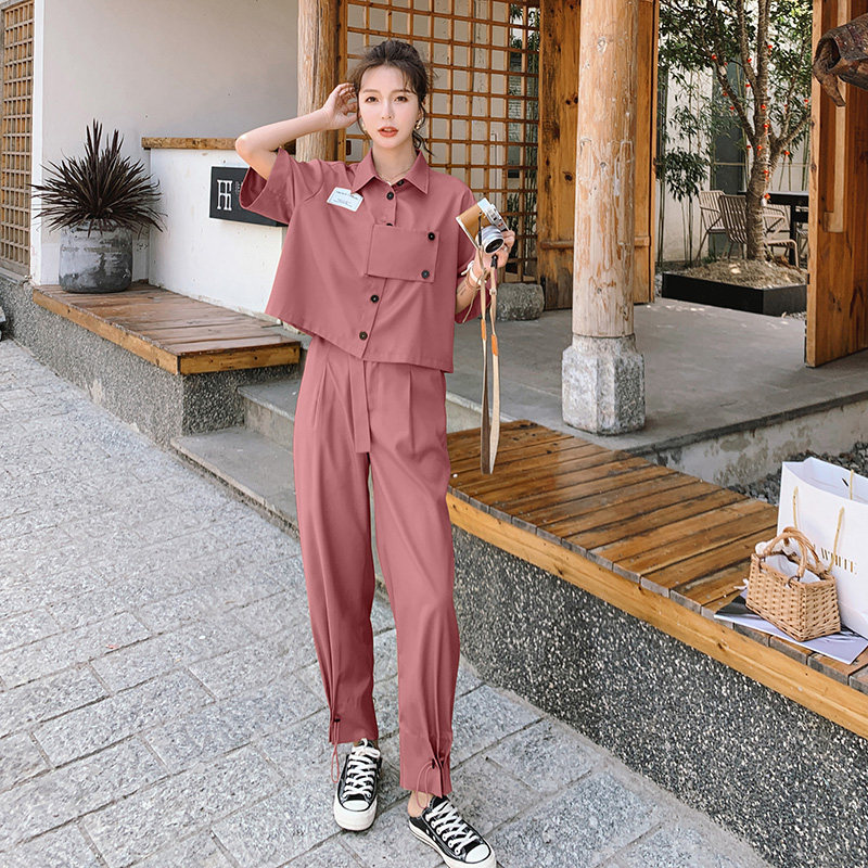 【现货】2023夏季新款！3色时尚套装312-F12-P125控178,女装套装/套裙,浙宝270