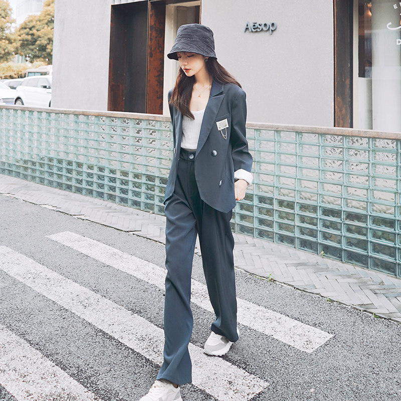 2023春季新款现货！！时尚显瘦西装套装270-F32-P155控218，女装西装，浙宝270