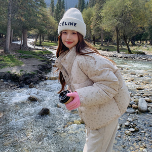 [ 大货已下】跑量款 小个子碎花立领面包服棉衣270-8983P115控188，女装棉衣/棉服，浙宝270