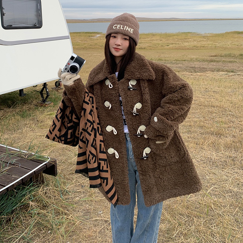 大领牛角扣羊羔毛外套270-2281P185控268,女装棉衣/棉服,浙宝270 大领牛角扣羊羔毛外套270-2281P185控268,女装棉衣/棉服,浙宝270